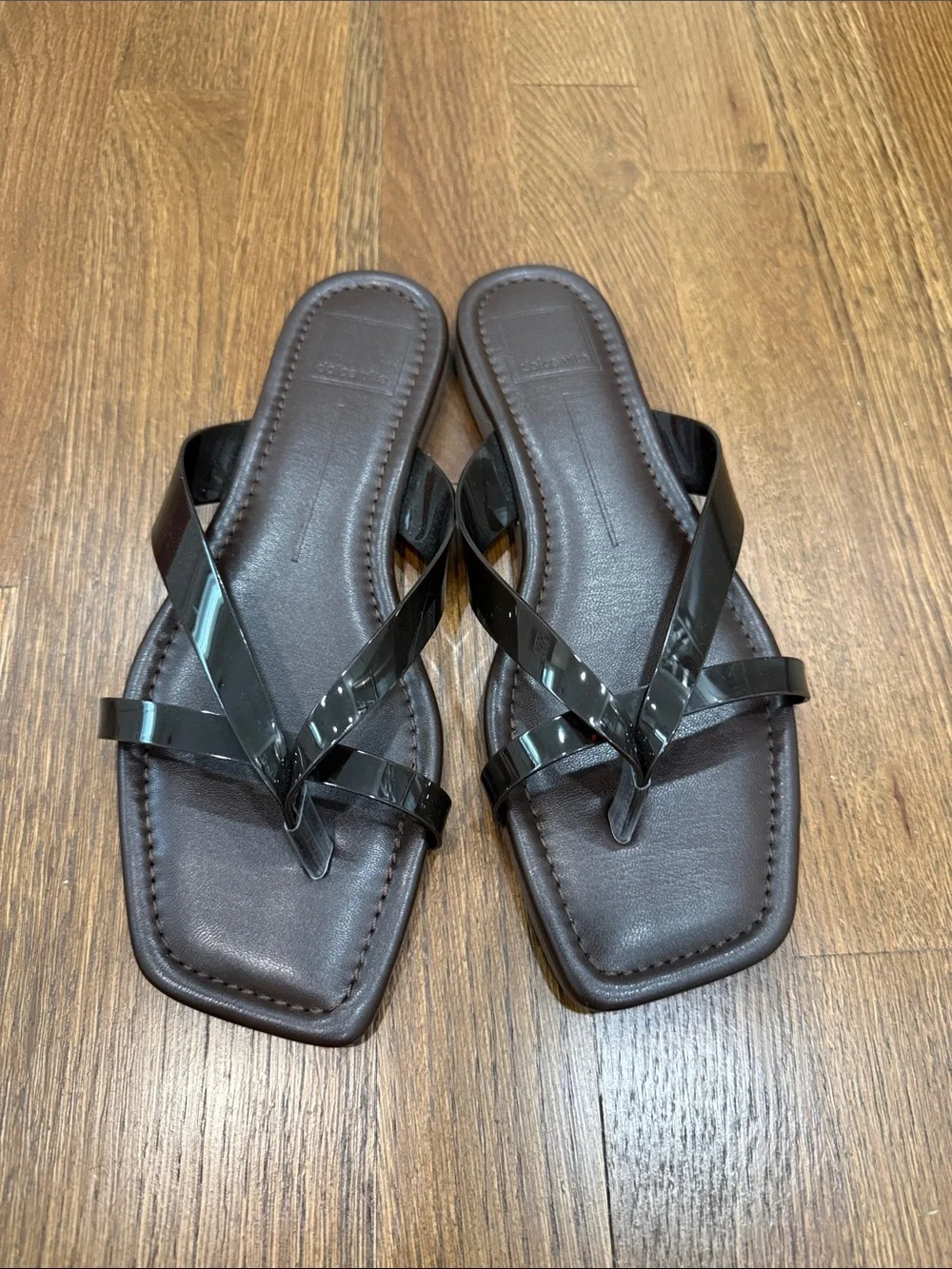 Dolce Vita Moka Square-Toe Jelly Sandal